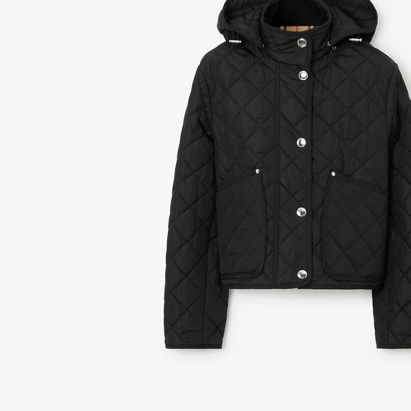 Burberry quilted crop womens